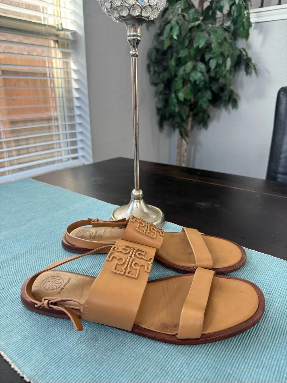 Tory Burch leather slide